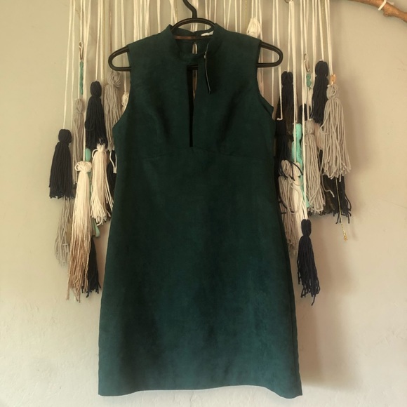 BCBGeneration Dresses & Skirts - BCBGeneration - Green Cutout Mini Dress NWT